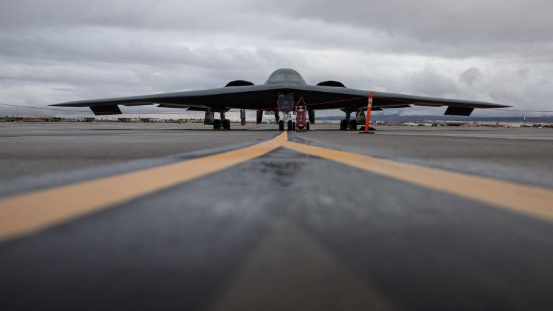 US sends B-2 bombers over the Pacific as Trump weighs Iran options | CNN Politics