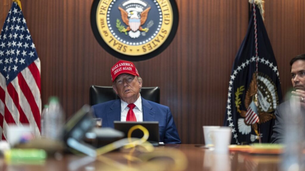 White House photos show rare look inside the Situation Room as Trump authorizes strikes in Iran